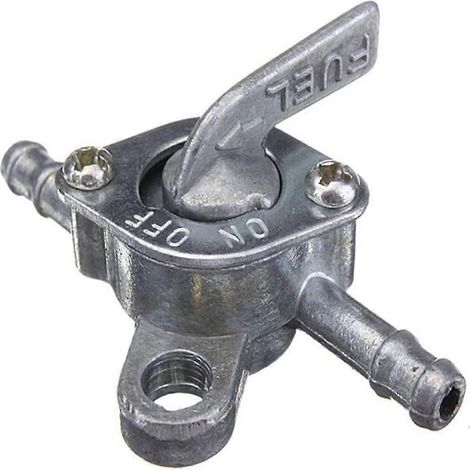 Robinet d'essence universel, 6 mm, pour cyclomoteur/moto/quad avec fonction d'arrêt (1/5)