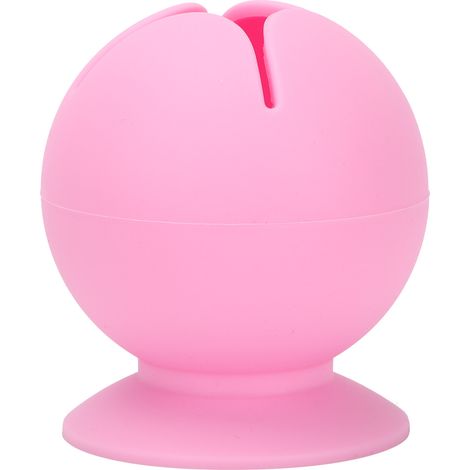 Collecteur de déchets vinyle à ventouse en silicone rose