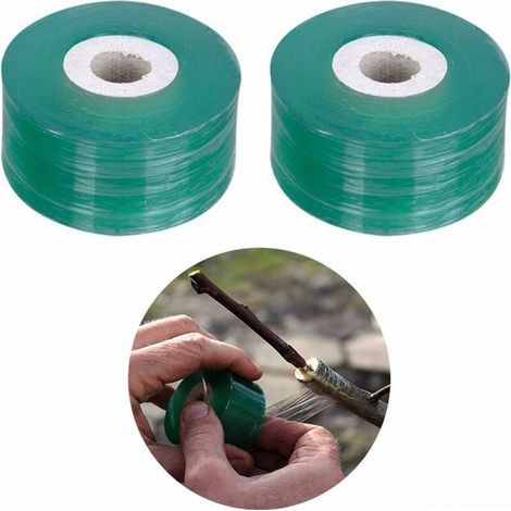 Lntyq Ruban Greffage Transparent, Greffage Ruban, Ruban de Pépinière, Ruban à Greffer, Convient aux Plantes, Arbres Fruitiers 2 Pièces, 2cm (1/5)
