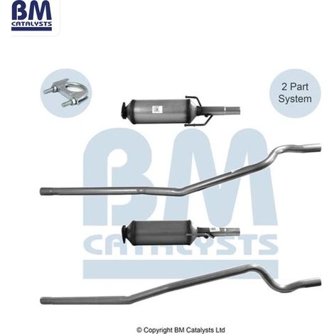Filtre à particules / à suie, échappement BM Catalysts BM11019 OPEL 55557838