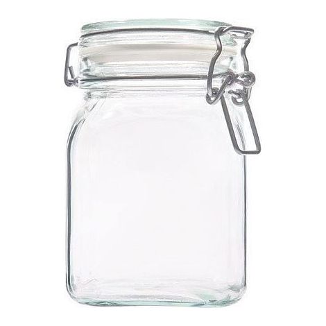 Omega Drahtbügelglas 750 ml 10 x 10 x 14,2 cm Wein- und Obstverarbeitung