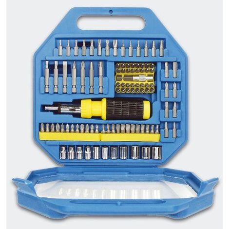 M29810 480544 Jeu d'embouts 101 pièces vis à fente, cruciforme Phillips, vis Pozidriv, 6 pans extérieurs, TORX® intérieur, 6 pans intérieurs W67311 (1/2)