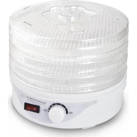Esperanza EKD003 deshidratador de alimentos Transparente, Blanco 250 W (1/3)