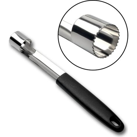 Cortador de semillas de pera, utensilios de cocina de acero inoxidable, herramientas para verduras para el hogar, hueso de azufaifo de manzana, removedor de corazón de fruta retorcido, 1 pieza