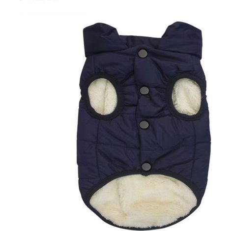 DHOME Wintermantel Jacke für Hunde, dicker warmer Baumwollmantel, Kaltwetter-Bekleidung XS