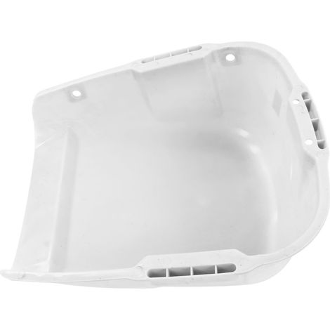 Pelle à poussière robuste en plastique blanc, grande capacité, double poignée, résistante à l'usure, idéale pour le séchage des grains. (1/5)