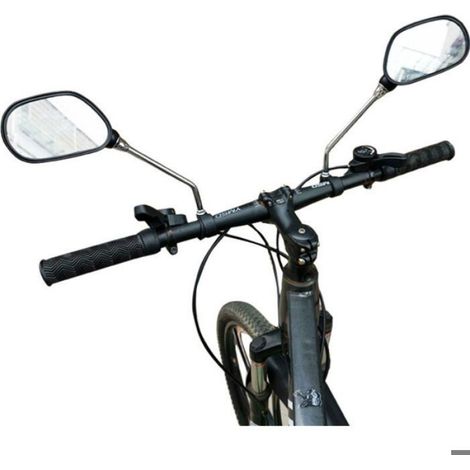 1 Paire Rétroviseur Vélo Guidon Réglable, Miroir de Vélo Incassable (1/3)