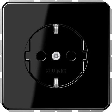 Jung SCHUKO-Steckdose 16A 250V m.Berührungsschutz CD 1520 BFKI SW (1/2)