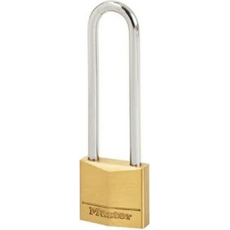 MASTERLOCK Cadenas laiton 30mm anse 64mm double verrouillage