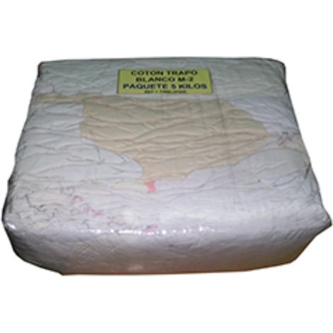 Coton Trapo Blanco M-2 Paquete 5 kg TBML2P050