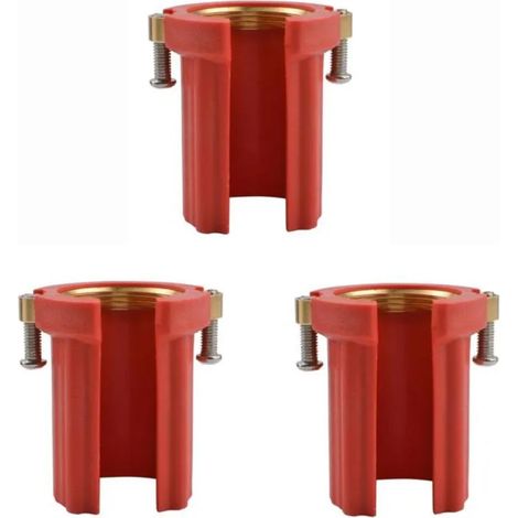 Fixation Robinet - Diamètre Extérieur 32 mm - Pour Cuisine et Salle de Bain - Lot de 3 Pièces (1/5)