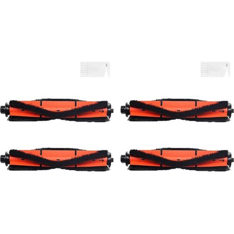 Lot de 4 pièces de rechange pour brosse principale et brosse rotative compatibles avec l'aspirateur robot Xiaomi Roidmi EVE Plus (1/5)