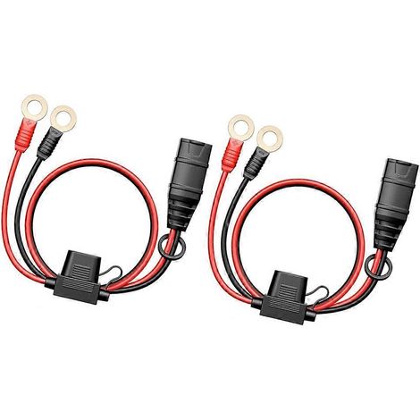 Lot de 2 faisceaux de câbles pour cosse à œillet XL X-Connect M10 (3/8 po) GC008, câble de chargeur d'entretien pour batteries intelligentes (1/5)