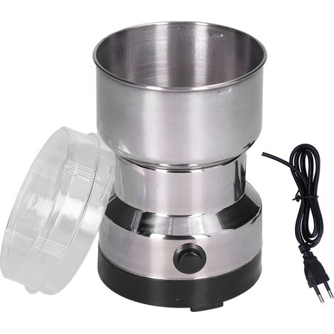Moulin à café multifonctionnel en acier inoxydable, moulin à grains de café pour la maison et la cuisine, prise UE 220 V
