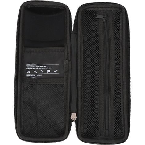 Kit d'Entretien Vélo avec Sac Cadre Rigide, Support Gourde et Outils de Réparation Noir (1/5)
