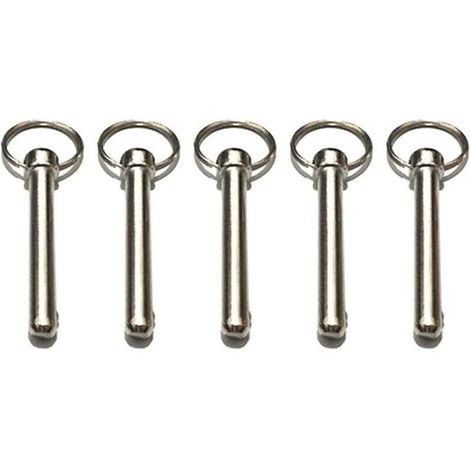 Schnellverschlussbolzen, 8-mm-Sicherungsbolzen mit Federkugel, Sicherungszubehör, Bootsbeschläge, Bimini-Top-Bolzen, 8 mm Durchmesser, 72 mm Gesamtlänge