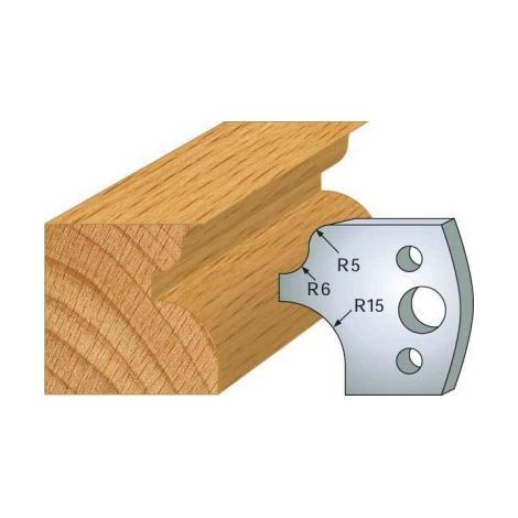 Leman - Jeu de 2 fers profilés acier Ht.40 mm N°011