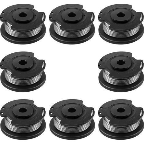 8er-Pack Ersatzspule F016800569 für Bosch EasyGrassCut 23, 26, 18, 18-230, 18-260, 18-26 Rasentrimmer (1/4)