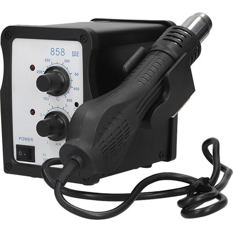 Station de Soudure et Rework SMD avec Écran LED Numérique, Décapage à Air Chaud pour Séchage, Prise UE 220V (1/5)
