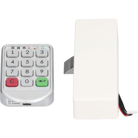 Intelligentes Passwortschloss, multifunktionaler Schlüssel, elektronisches Codeschloss für Saunaschränke, Aktenschränke und Schreibtische (1/5)