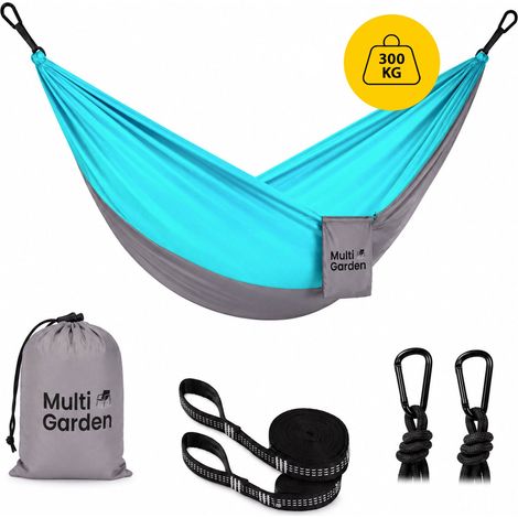 Filiyano-Hamac de jardin individuel 290 x 140 cm, nylon 210T, capacité de charge 300 kg (1/5)