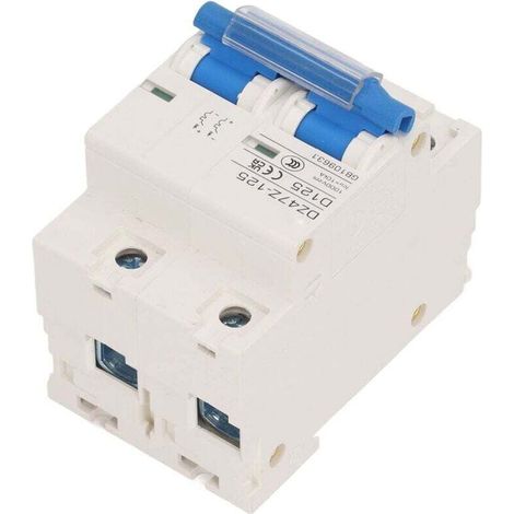 Disjoncteur, Disjoncteur Miniature DC 1000V 125A Protection contre les Courts-circuits pour Système PV (Bleu) (1/4)