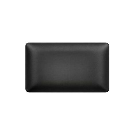Mapam placca nero 2 posti compatibile Bticino Matix - JOY-P5002-NE
