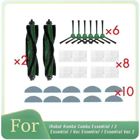 Brosse pour aspirateur Pour Romba Combo Essential / 2 Essential / Vac Essential / Vac 2 Aspirateur Side Brosse HEPA Fi (1/5)