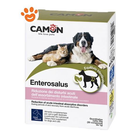 Camon Dog&Cat Enterosalus Compresse - Camon Dog&Cat Enterosalus Compresse - Confezione da 30 Compresse