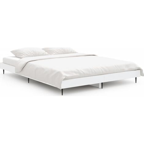 Maison Exclusive - Giroletto Bianco 135x190 cm in Legno Multistrato (1/5)