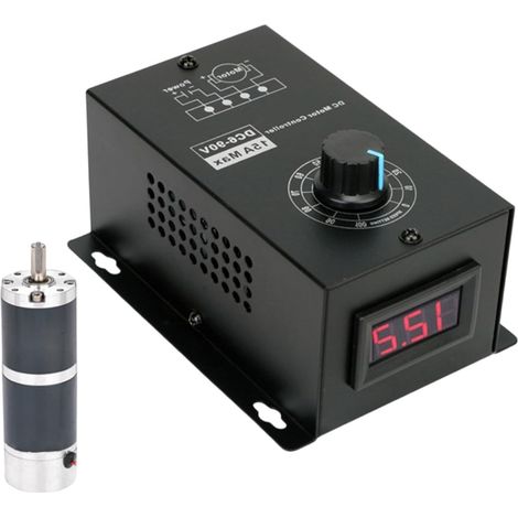 Contrôleur de moteur CC 10 000 W 6-90 V pour régulateur PWM double direction pour moteurs à balais, automatisation industrielle haute puissance (1/5)