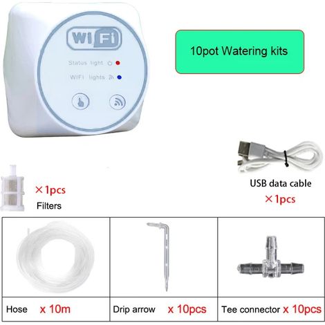 (10 régulateurs) Contrôleur d'irrigation de jardin intelligent WiFi, contrôlez l'arrosage avec votre téléphone portable. (1/5)