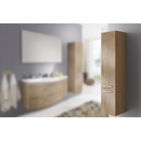 Badezimmer Hochschrank 150 cm sanremoeiche VENA (1/4)