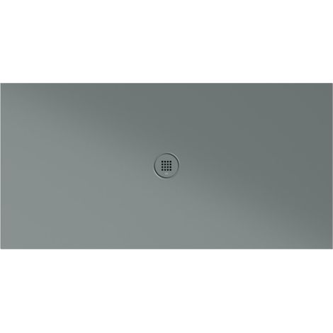 Receveur de douche rectangulaire en céramique 160x80x2cm, agave mat
