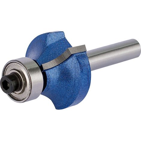 Draper rond Fraise, 6,4 mm (1/4 "), avec pointe en carbure de tungstène, 2 rayons, 75341