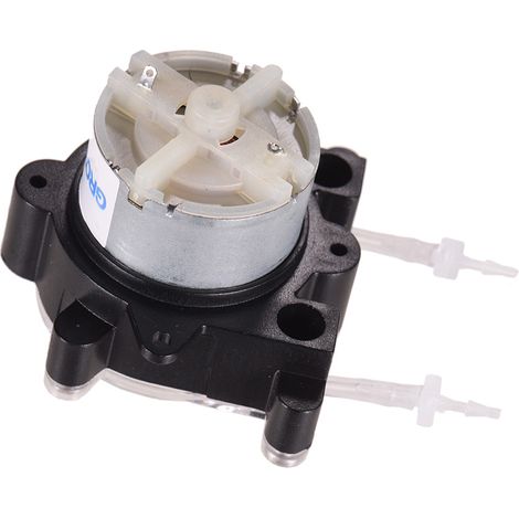 Pompe doseuse DIY 6 V CC, mini-pompe péristaltique à amorçage automatique, débit élevé (23 ml/min) pour aquarium, laboratoire, analyses chimiques et liquides. (1/5)