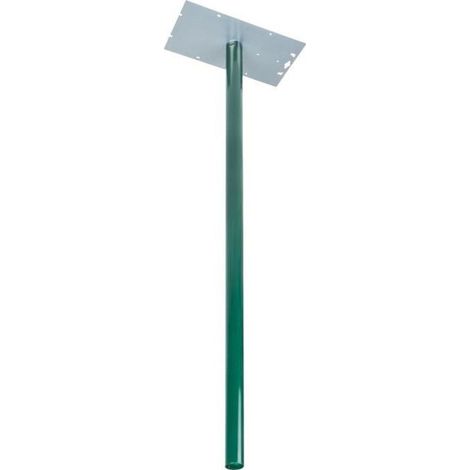 Pied de boîte aux lettres - BURG WACHTER - Acier galvanisé vert - Diamètre 40 x 1150 mm