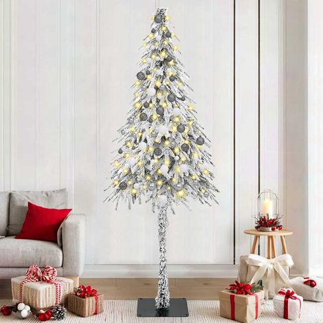 vidaXL Árbol de Navidad con 300 LED con soporte 210 cm PE y Acero (1/5)