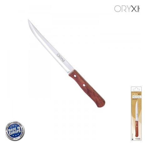 Montana Küchenmesser Edelstahlklinge 15 cm. Holzgriff (1/5)