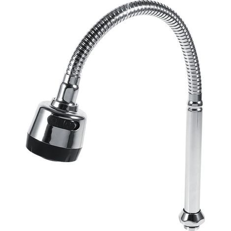 Grifo rociador extraíble giratorio de 360°, caño de acero inoxidable 304, aireador para fregadero de cocina, pieza de repuesto para cocina (1/5)