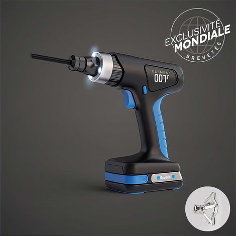 Scell-It – Outil de pose 18V 2Ah E007T1XBAT – Pour chevilles corps creux M4 à M8 – Moteur Brushless – Dimensions compactes pour accès exigus (1/5)