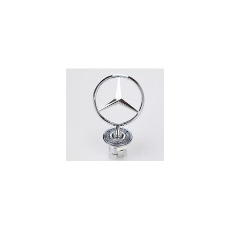 Aplicable al emblema del capó de Mercedes Benz para W124 W202 W203 W208 W210/44 mm - Crezuo