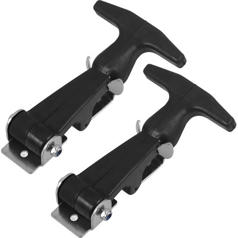 Verschluss schwarze Gummidichtung Edelstahl 304 2er Set