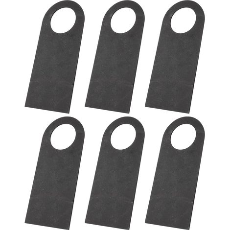 Lot de 6 Panneaux en Bois Foncé à Accrocher, Étiquette de Porte Recto-verso Facile à Utiliser, pour Décoration de Vitrines et Fêtes (1/5)