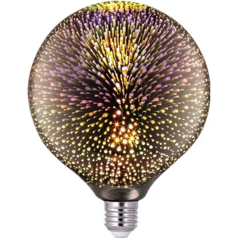 Lampadina Led Fuochi d&8217artificio 3D E27 G125 4W decorativa RGB Aigostar (1/5)
