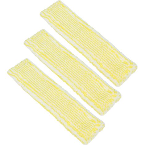 Lot de 3 lingettes de rechange en microfibre pour nettoyeur de vitres Karcher WV2 et WV5 (1/5)