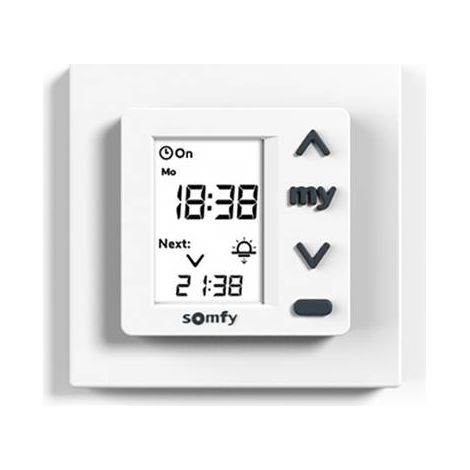 Somfy – Minuterie pour volet roulant – Actionnement manuel et programmes automatiques – Tension 220-240V – 1870948