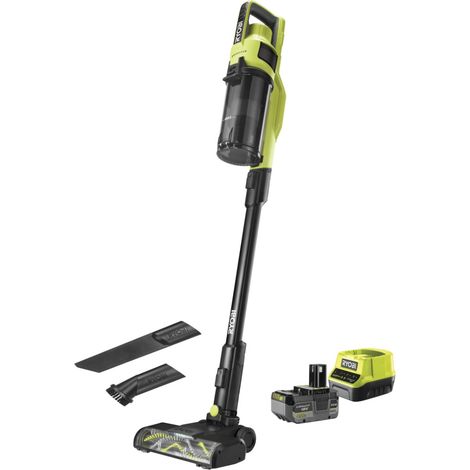 RYOBI Aspirateur balai 18V One+ Brushless - 1 Batterie 4.0 Ah - 1 chargeur rapide - RSV18BL-1C40G (1/5)
