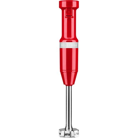 KitchenAid 5KHBV83EER Frullatore ad immersione 180 W Rosso, Acciaio inox