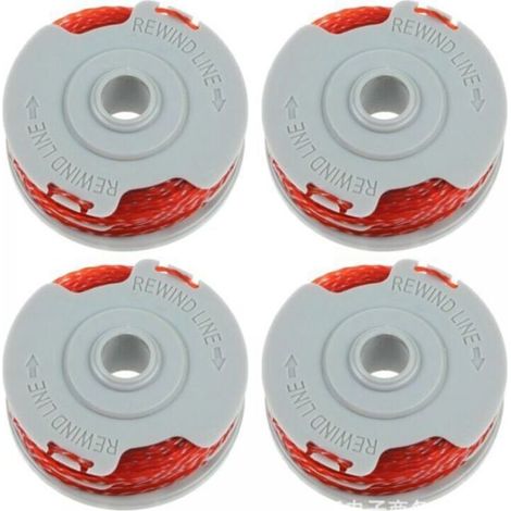 4-pack of 10m trimmer line spools, nylon replacement line, fits all brands. (1/5)